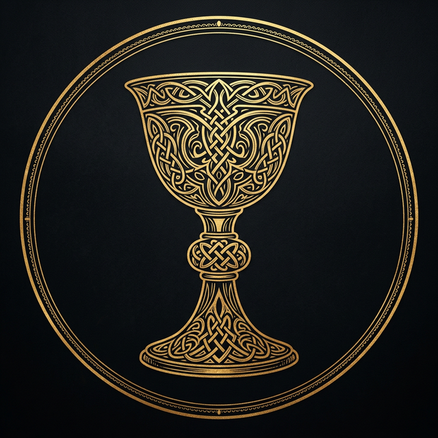 ArtMagick — Celtic chalice emblem